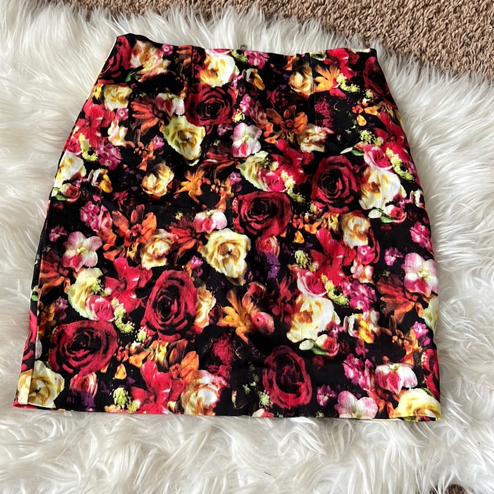 Asos Motel Rock Floral Skirt